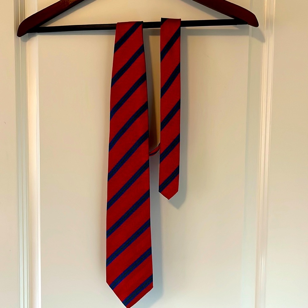 Robert Talbott red and blue tie
